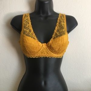 NWT Mimi Holliday Honeycomb Padded Plunge Bra, 34C